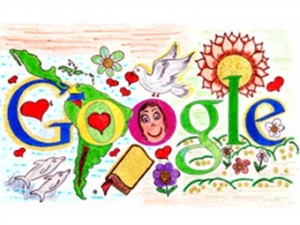 logo google 200 años independencia america