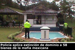 ocupan bienes de la mafia