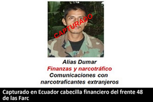 alias dumar capturado en ecuador Copiar