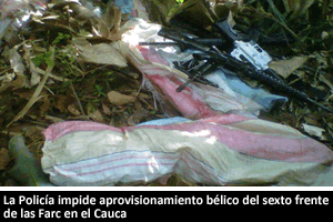 aprovisionamientio sexto frente de las farc