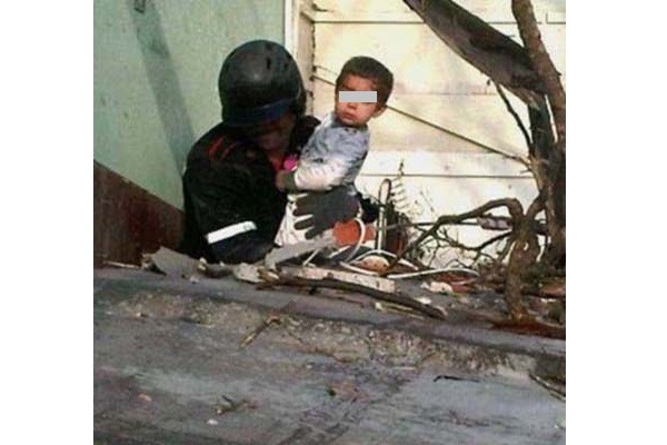 Rescate nino Amuay Rescate nino Amuay
