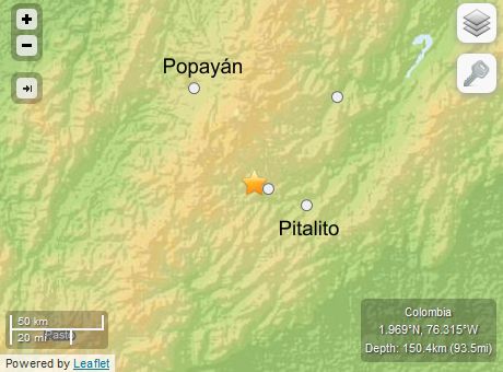 Tembló en Colombia: Sismo de 7.1 grados en la escala de Richter