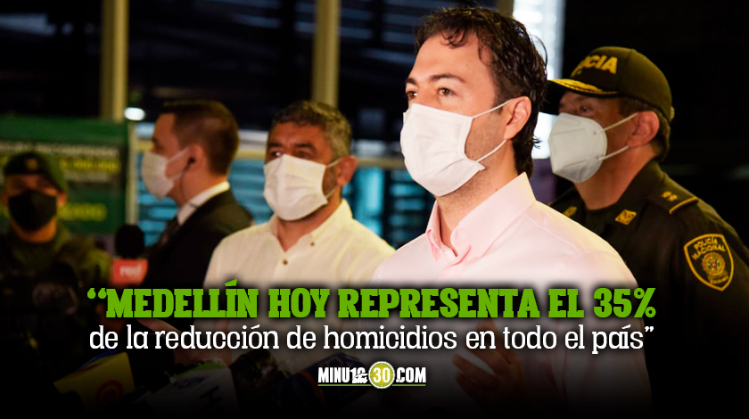 Baja en los delitos de alto impacto en Medellín el último mes 1 Baja en los delitos de alto impacto en Medellín el último mes