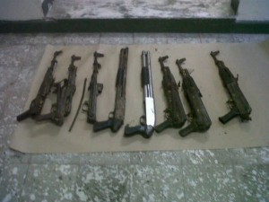 FOTO CALETA FUSILES FRENTE 36 FARC