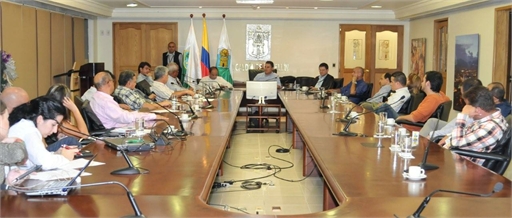 Alcalde de Medellín se reunió con representantes del Sector Transportador | Fotografo: Olegario Martínez