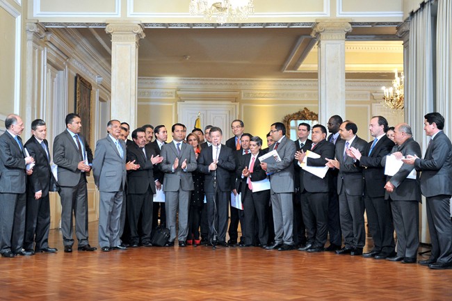 Casa de Nariño, Bogotá - 14 de enero de 2013 | Foto: Juan Pablo Bello - SIG