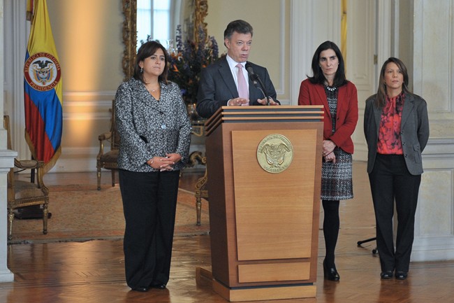 Casa de Nariño, Bogotá - 18 de enero de 2013 | Foto: Juan Pablo Bello - SIG