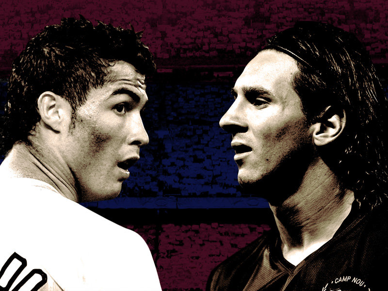 Real Madrid en la final de la Copa del Rey: 3-1 ganó al Barcelona. Goles 4 Cristiano Ronaldo vs Lionel Messi