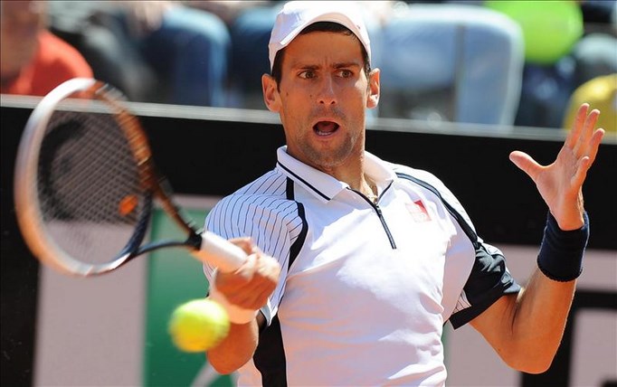 Berdych elimina a Djokovic 1 El tenista serbio Novak Djokovic, durante el partido de cuartos final del Masters 1000 de Roma. EFE