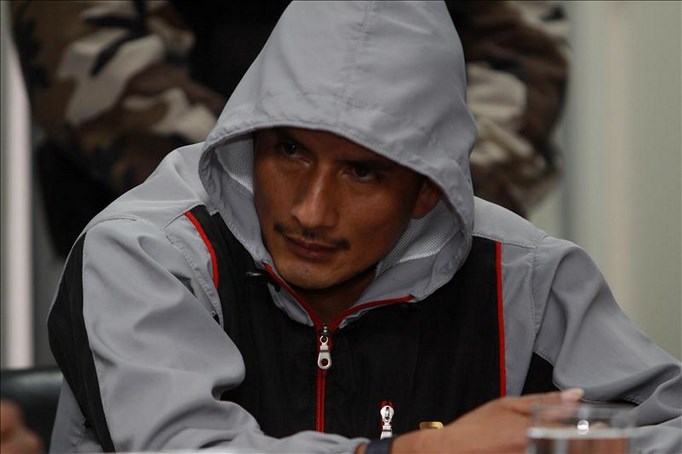 Imagen de archivo de Wilson Tapiero Tique, alias "Dumar", supuesto jefe de finanzas del frente 48 de las Fuerzas Armadas Revolucionarias de Colombia (FARC). EFE/Archivo