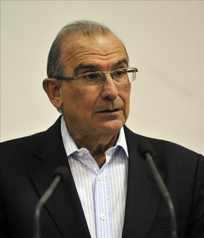 En la imagen, Humberto de la Calle, jefe de los negociadores del Gobierno de Colombia en los diálogos de paz con las FARC. EFE/Archivo