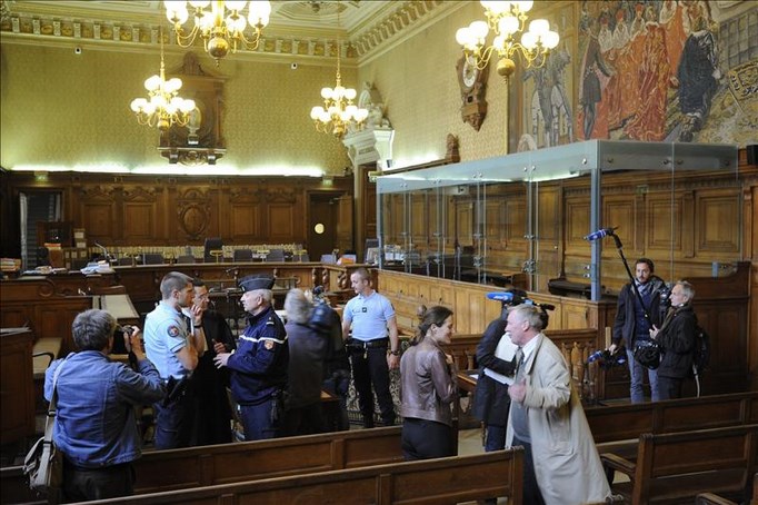 Vista general durante el juicio de apelación del venezolano Ilich Ramírez Sánchez, alias Carlos. EFE/Archivo