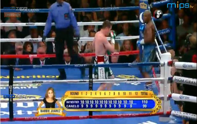 La experiencia superó la fuerza en la Pelea del Año: Mayweather venció al 'Canelo' Alvarez 6 Captura de pantalla