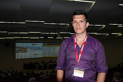 Hernán Cañola –estudiante de Maestría en Construcción de la UN. Foto: Unimedios