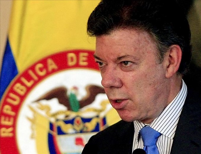 Juan manuel Santos. Presidente de Colombia.
