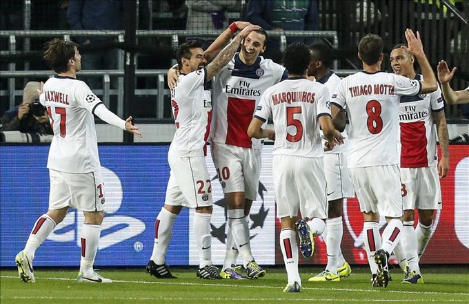 Champions League: El PSG golea al Anderlecht con una exhibición de Ibrahimovic