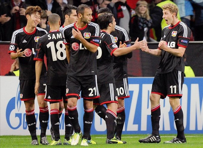 Champions League: 4-0. El Leverkusen da un paso importante con goleada al Donezk