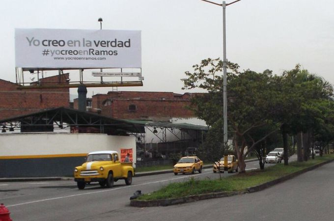 YocreoenRamos: Las vallas que apoyan la lucha por la verdad. Fotos