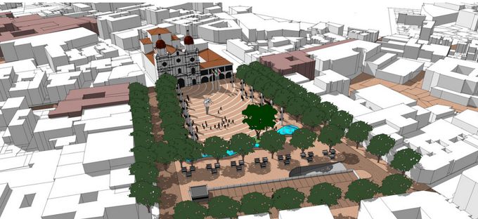 Rionegro presenta los diseños para la remodelación de la Plaza de la Libertad 4 Diseños de la remodelación de la Plaza de la Libertad en Rionegro (Ant)