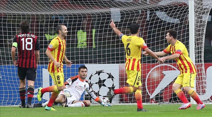 Liga campeones: El Barça, a sellar su pase a octavos ante un Milan en horas bajas