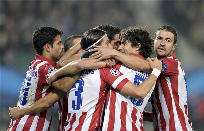 Liga campeones: El Atlético, a una victoria de octavos