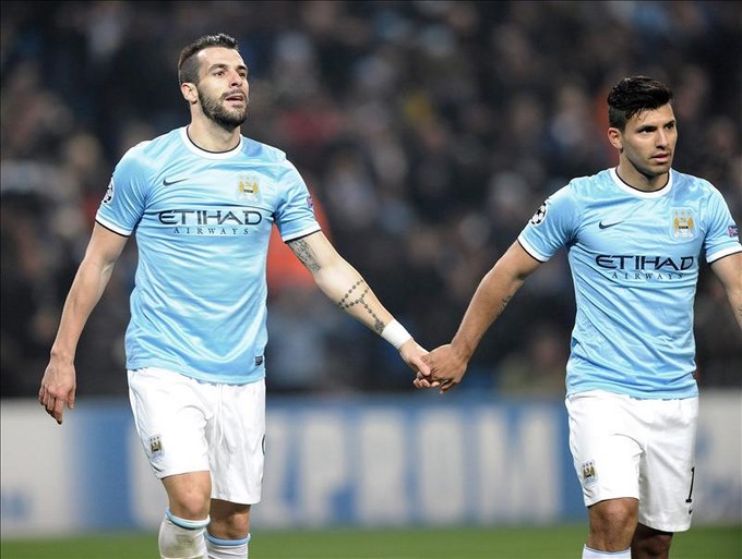 Liga campeones: Agüero y Negredo conducen al City a los octavos de final