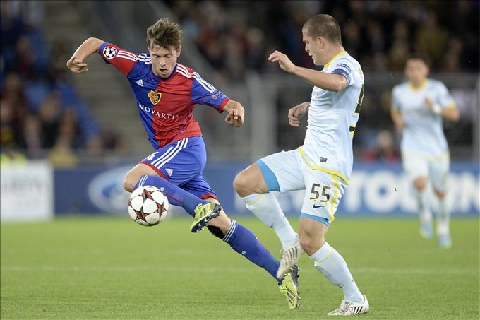 Liga campeones: 1-1. El Basilea arranca un empate en el descuento ante el Steaua
