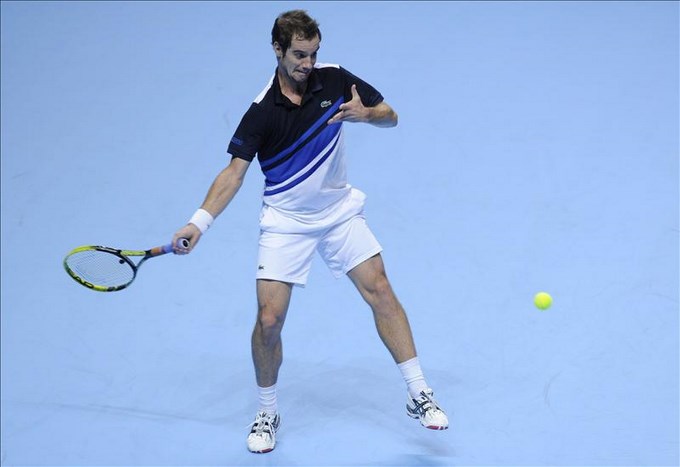 Tenis: Federer venció a Gasquet en grupo B de Torneo de Maestros 2 Tenis: Federer venció a Gasquet en grupo B de Torneo de Maestros. EFE.