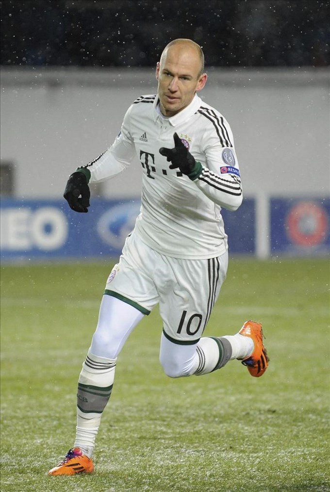 1-3. Décima victoria consecutiva y récord para el Bayern en Liga de Campeones. EFE.