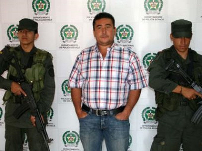 Capturado “Pedro Orejas”, el sucesor del zar de las esmeraldas, por supuestos nexos con las “Bacrim”. Foto Policía Nacional.