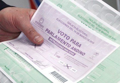 Durante toda la semana votan los colombianos residentes en el exterior, para Congreso y Parlamento Andino 6 voto en blanco