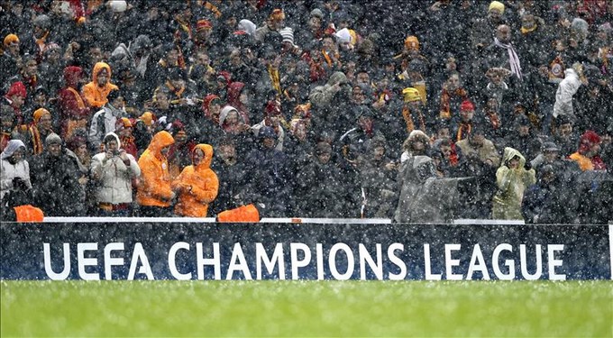 Champions League: Suspendido el Galatasaray-Juventus por las fuertes nevadas en Estambul