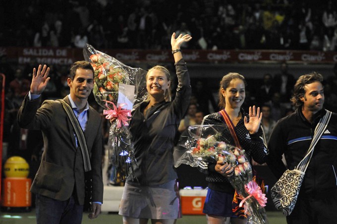 La serbia Ana Ivanovic venció a la rusa María Sharapova en el el gran duelo en Bogotá 11 LEM553 Copiar