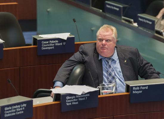El polémico alcalde de Toronto, Rob Ford, decía haber dejado el alcohol. EFE