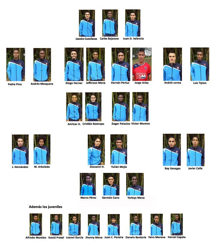 Independiente Medellín quedó listo para afrontar la temporada 2014 1 Plantel 2014 Copiar