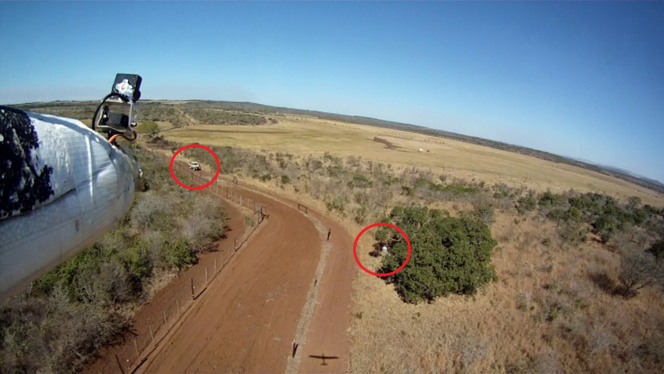 Detección de furtivos desde el aire. Fuente: CSIC.