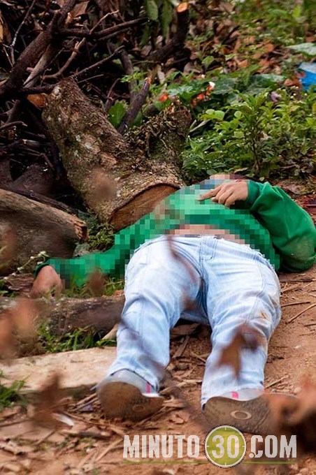 Asesinado en "los chorros" de Robledo: Siete tiros a quemaropa en su cabeza. Fotos 14 fuente1
