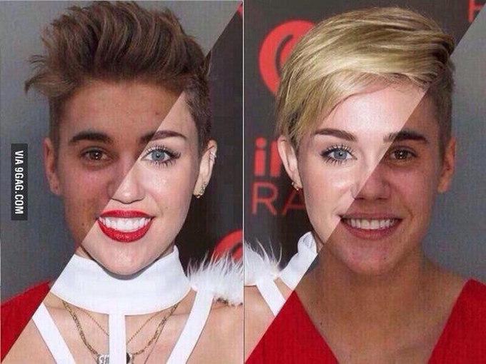 bieber y cyrus