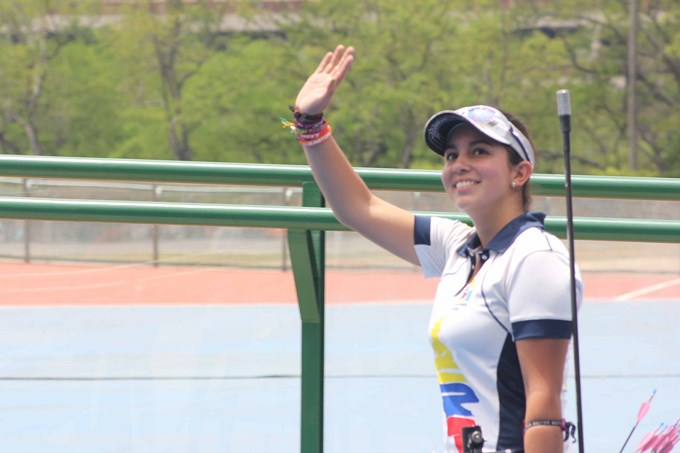 Sara López medalla de bronce en Tiro con Arco en Las Vegas. 1 Foto C.O.C.