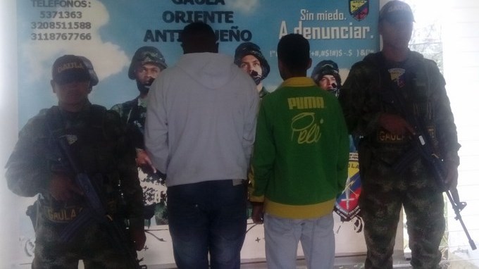 Capturados dos desmovilizados de las farc, por secuestro extorsivo de un floricultor