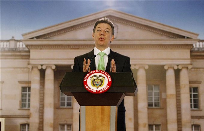 Santos inscribirá oficialmente este martes su candidatura a la reelección 2 Foto EFE/Archivo