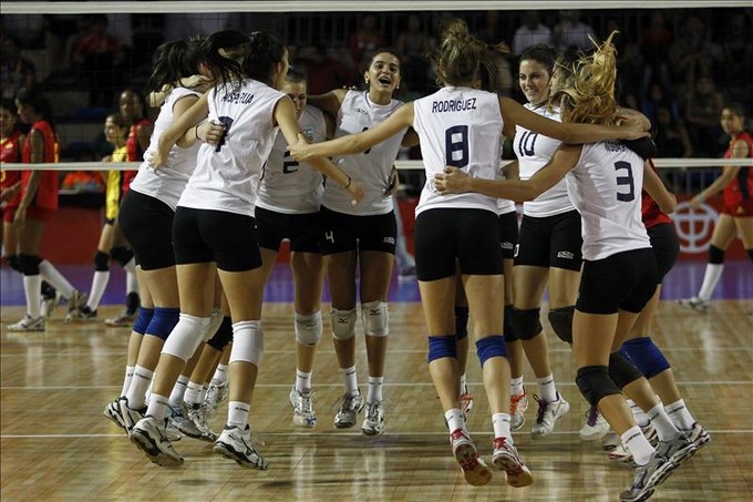 Oro para Argentina en voleibol femenino; Chile gana la plata y Brasil, bronce 1 Foto EFE