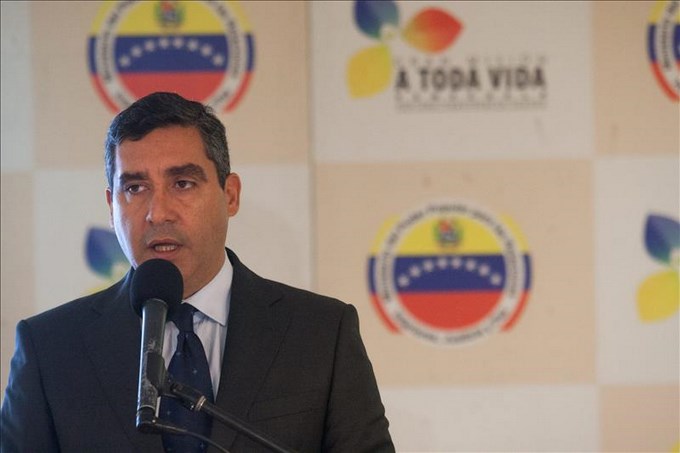 El ministro del Interior de Venezuela, Miguel Rodríguez.