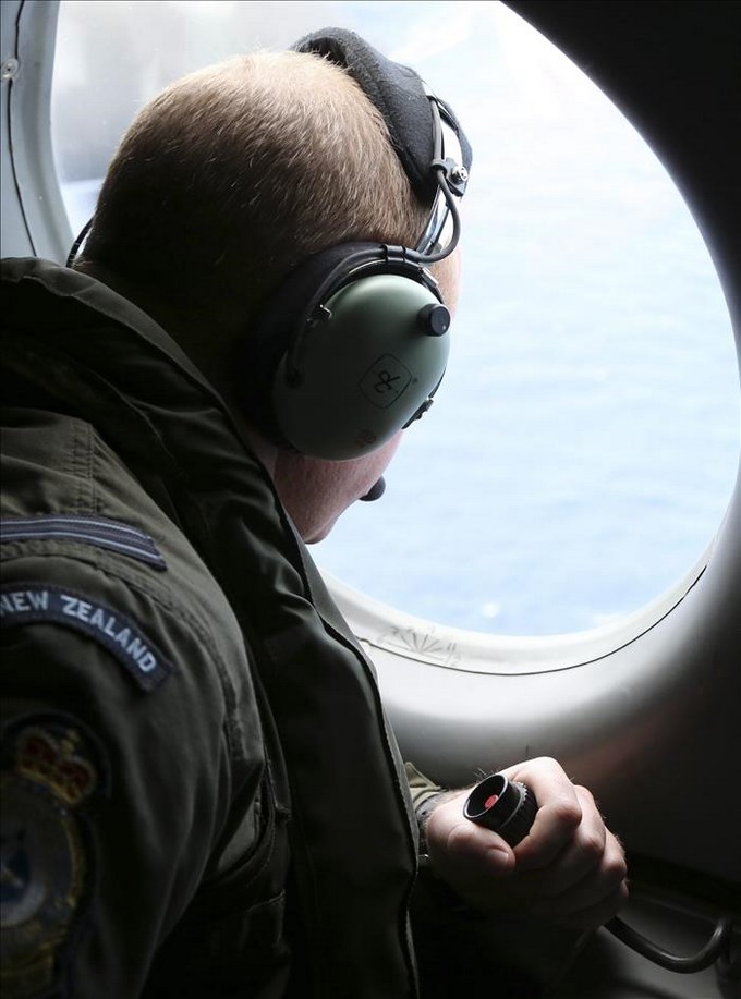 El coordinador táctico de vuelo de la Real Fuerza Aérea de Nueva Zelanda durante la búsqueda del vuelo MH370