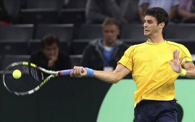 Rogerio Dutra Silva otorga el primer punto a Brasil en serie contra Ecuador 1 Foto EFE