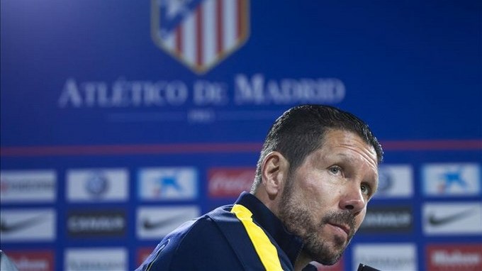 Simeone dice que nadie le ha comentado nada de si Courtois puede jugar o no