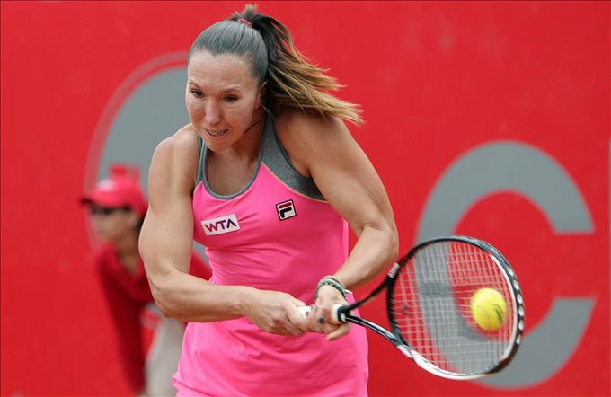Carline García vence a Jelena Jankovic y conquista el torneo en Bogotá 2 Foto EFE