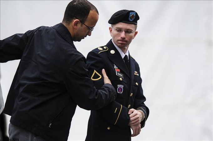 El soldado estadounidense Bradley Manning, acusado de entregar información clasificada a Wikileaks