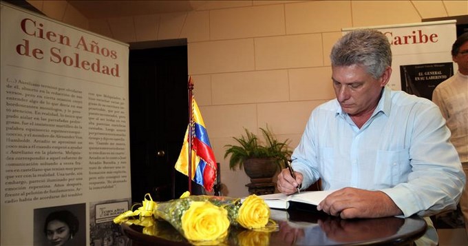 El primer vicepresidente cubano, Miguel Díaz-Canel Bermúdez