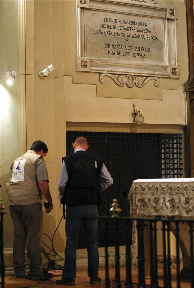 búsqueda de restos de cervantes